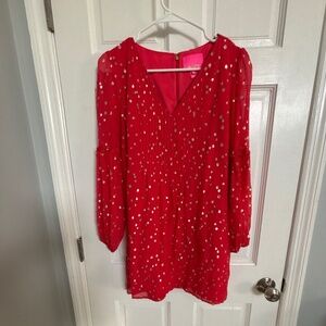 Red gold Lilly dress